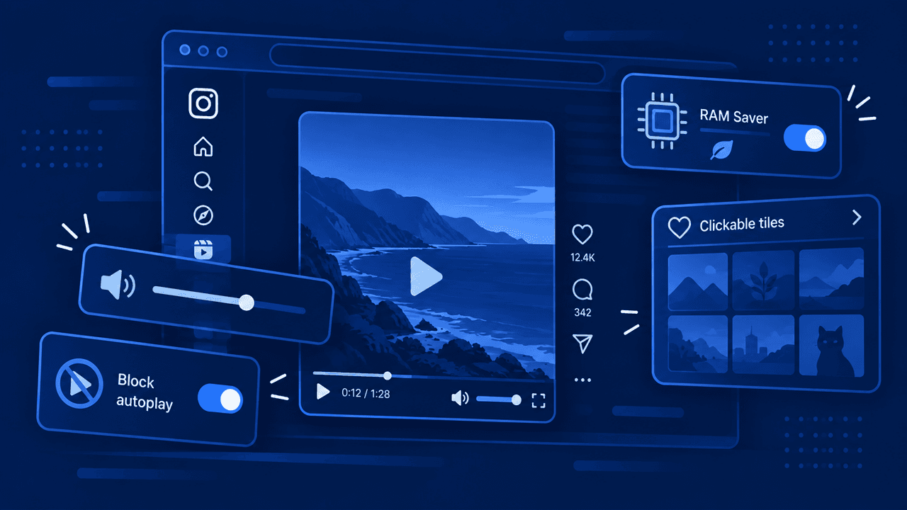 Cover Image for Fix Instagram on desktop with Instahancer